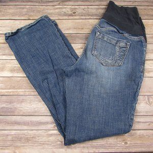 Old Navy Maternity Jeans Full Panel Bootcut Med